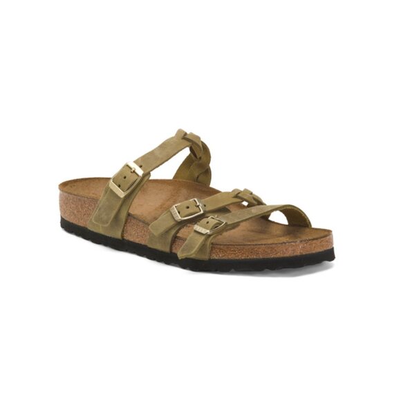 BIRKENSTOCK Dresses & Skirts - BIRKENSTOCK Olive Green Made In Germany Franca Braid Sandals